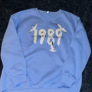 XXL NWOT Taylor Swift 1989 Blue Sweatshirt